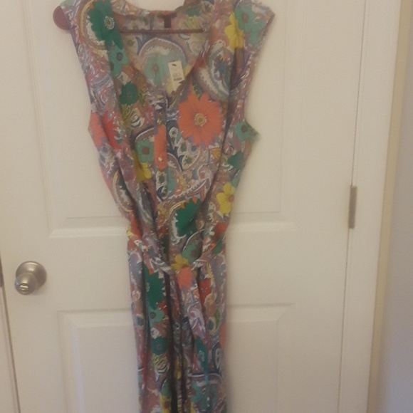 floral shirtwaist dress